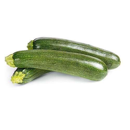 20262533 - three ripe zucchini isolated on a white background