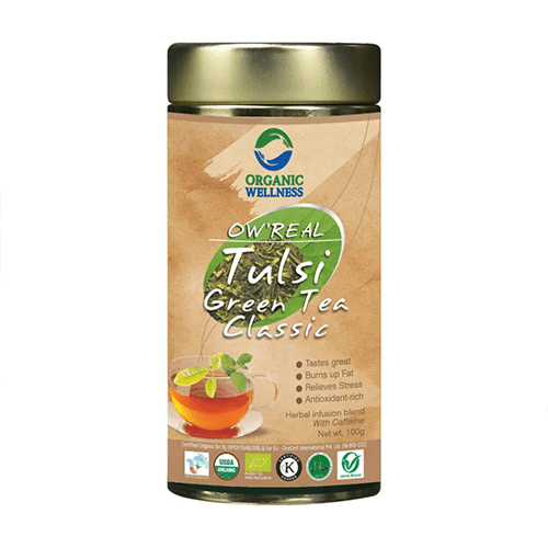 Tulsi Green tea can