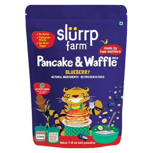Blueberry Millet Pancake
