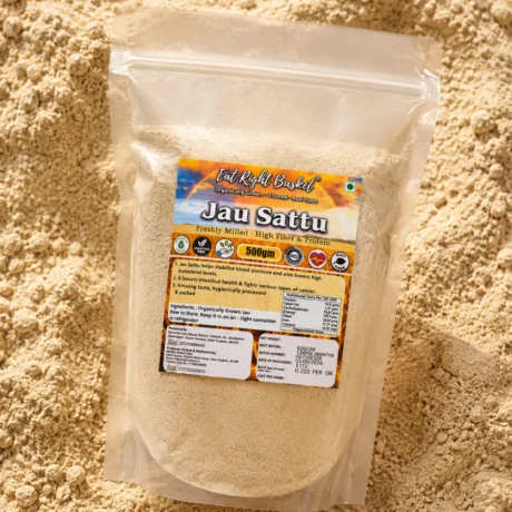 Jau Sattu: Organically Grown Barley Flour | Eat Right Basket