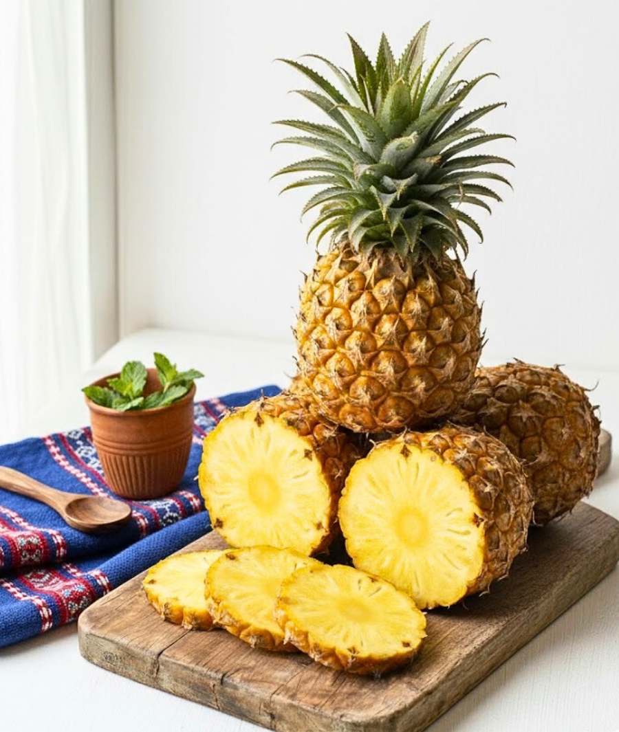 Fresh Pineapple (Ananas): Semi-Ripe 600g-700g | ERB