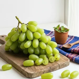 Manik Chaman Green Grapes (500g): Premium Long Seedless | ERB