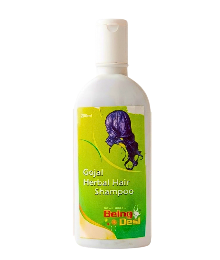 Natural Gojal Herbal Hair Shampoo (200ml) | Anti-Dandruff & Hair Fall | ERB