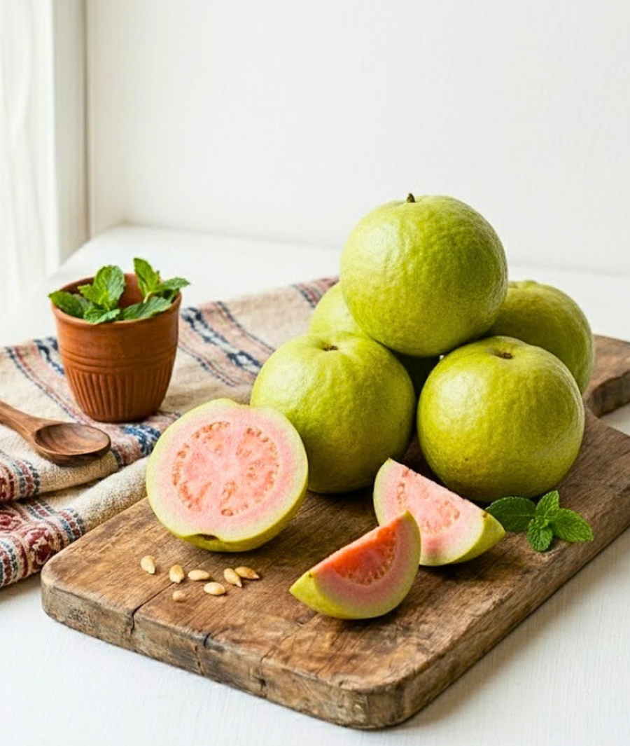 Fresh Red Diamond Guava (500g): Exotic Red-Fleshed Fruit | ERB