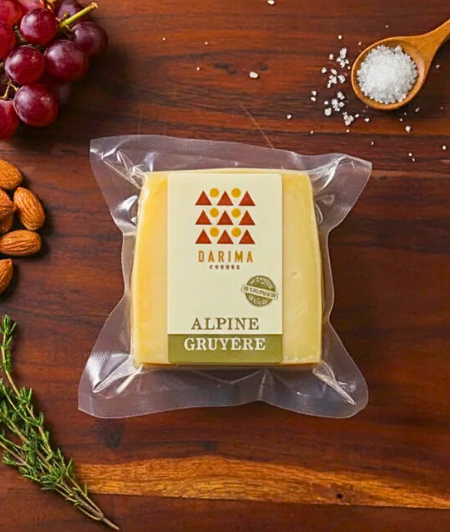 Artisanal Alpine Gruyere Cheese: 200g Himalayan Aged | ERB
