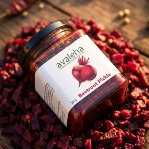 Handmade Beetroot Pickle (250g) | Cold-Pressed Sesame Oil | ERB