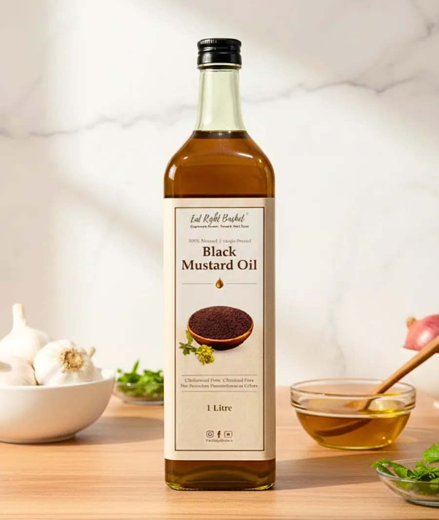 Black Mustard Oil – Glass Bottle (1 Lt.) - Image 4