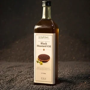 Black Mustard Oil – Glass Bottle (1 Lt.)