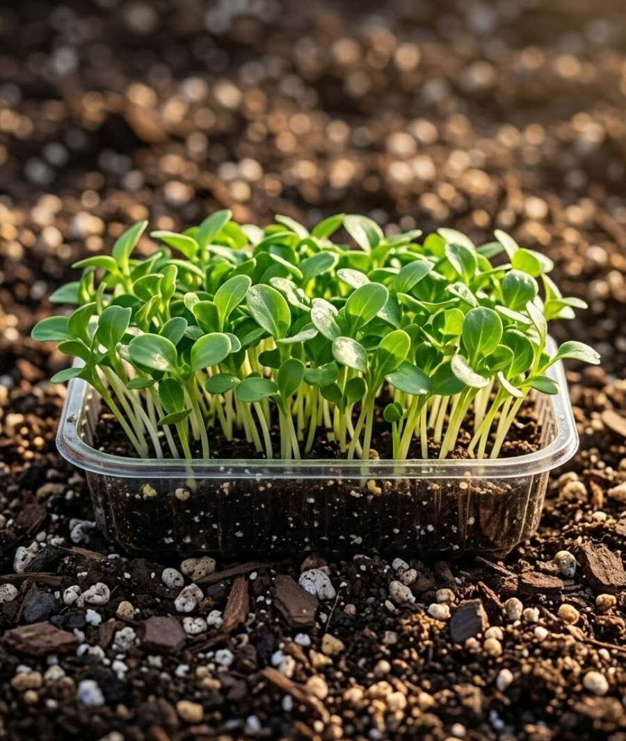 Organic Bok Choy Microgreens | Fresh & Nutrient-Dense | ERB