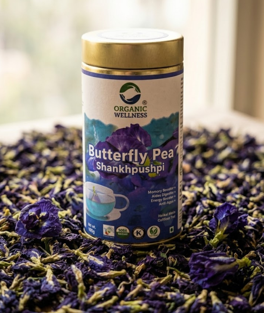Butterfly Pea Flower Tea (50g) | Organic Beverages Delivery Delhi Noida | ERB