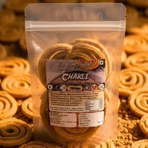 Natural Rice & Besan Chakli (200g): Crispy Immunity-Boosting Snack | ERB