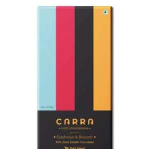 Biscotti & Cashew Dark Chocolate | 55% Ghanaian Cocoa | ERB