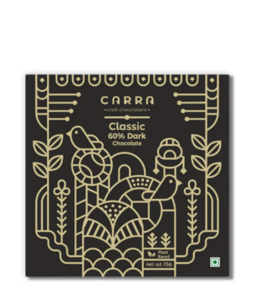 60% Classic Dark Chocolate | Single Estate Idukki Cacao | ERB