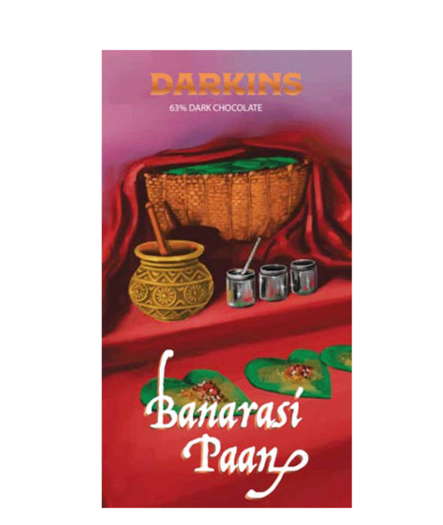 Banarasi Paan Dark Chocolate | 63% Cacao Artisanal Treat | ERB