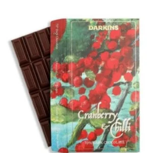 70% Dark Chocolate with Cranberry & Chilli | Artisanal Darkin | ERB
