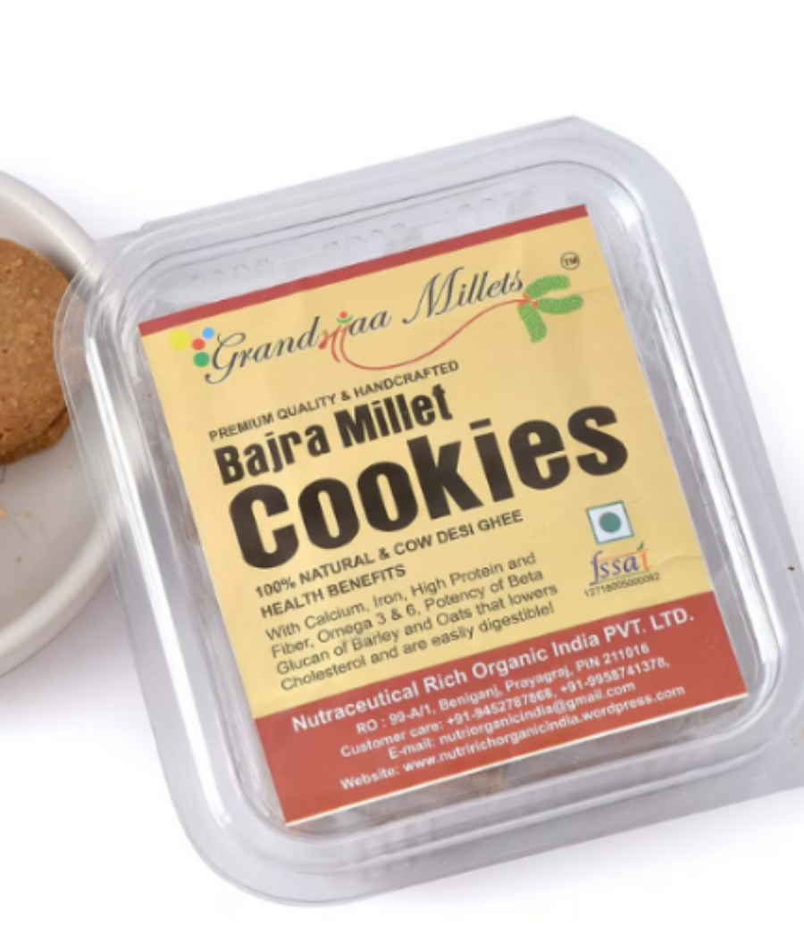 Natural Bajra Millet Cookies | Pearl Millet & Jaggery | ERB