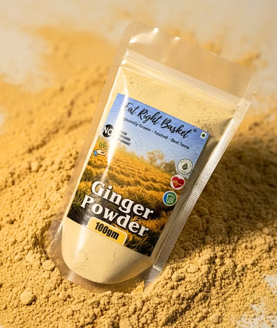 Organic Ginger Powder (Sonth): Pure Kerala Spice | ERB