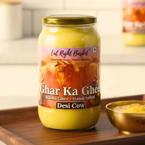 Ghar Ka Ghee: 1 Ltr Bilona Desi Cow | Eat Right Basket