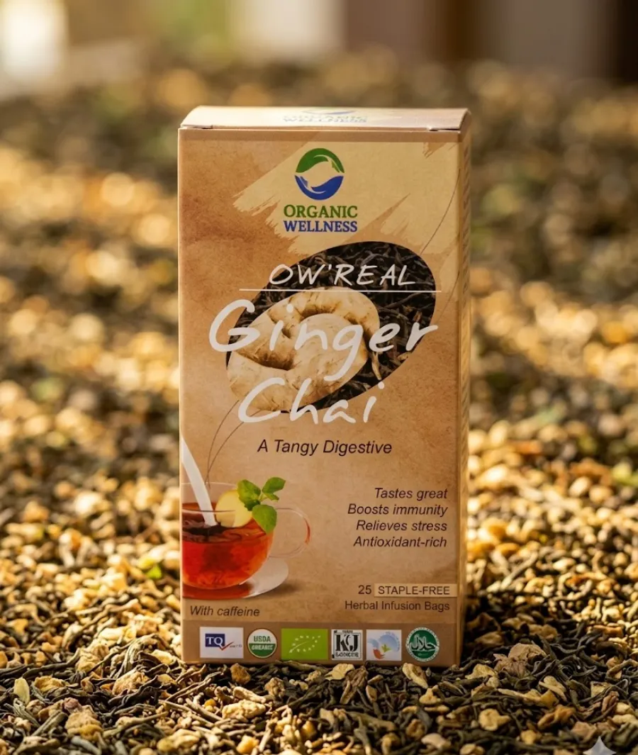 Ginger Black Tea | Refreshing Immunity & Digestive Brew | ERB