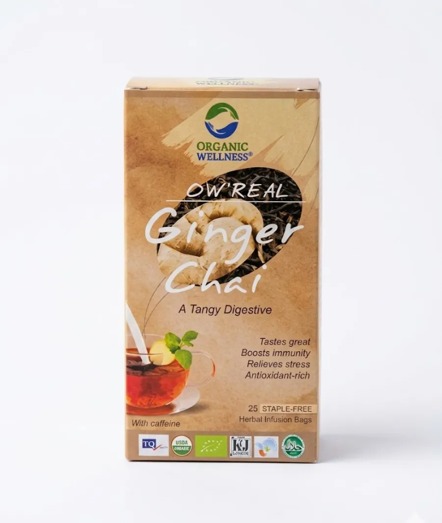 Ginger Black Tea | Refreshing Immunity & Digestive Brew | ERB