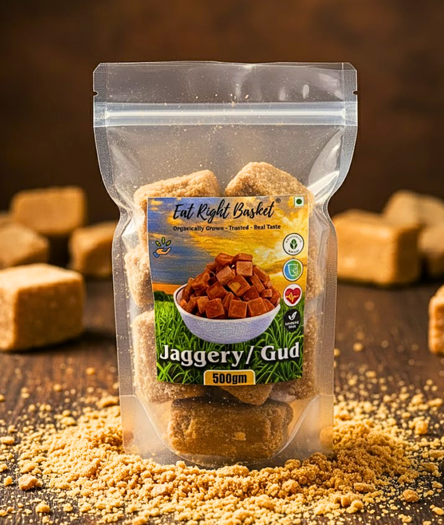 Organic Sugarcane Jaggery | Unrefined & Mineral-Rich | ERB