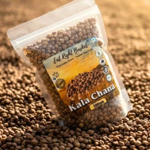 Organic Kala Chana Desi: 500g Diabetic Friendly Bengal Gram | ERB