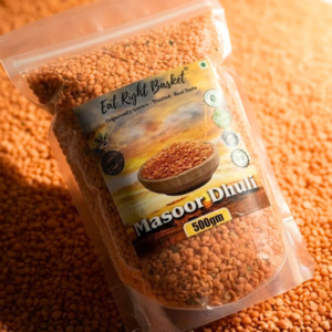 Masoor Dhuli - (500g) Hand-pounded