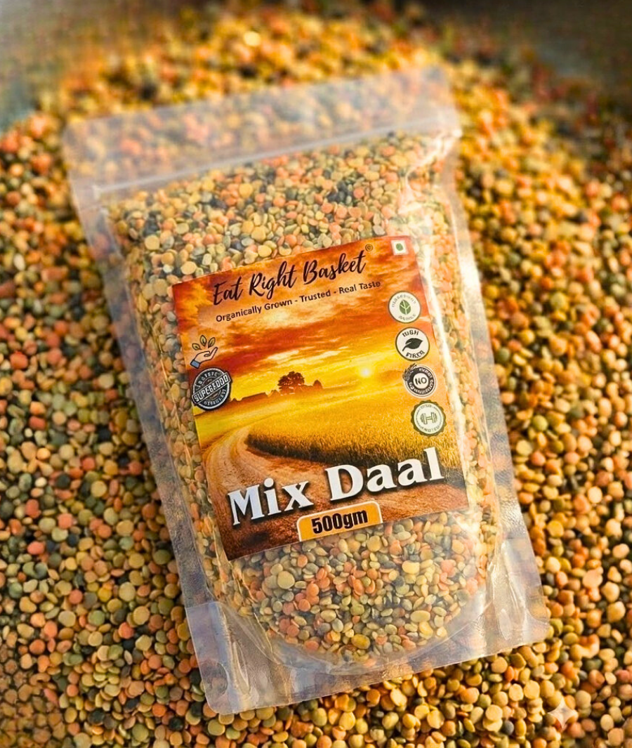 Organic Mix Daal: 500g High-Protein Lentil Blend | ERB