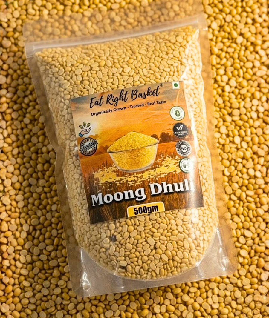 Moong Dhuli Daal - Desi (500g) Organically Grown