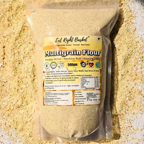Multigrain Flour: Organically Grown 7-Grain Mix | Eat Right Basket
