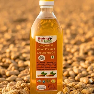 Groundnut Oil: 1 Lt Cold Pressed Peanut Oil | Eat Right Basket