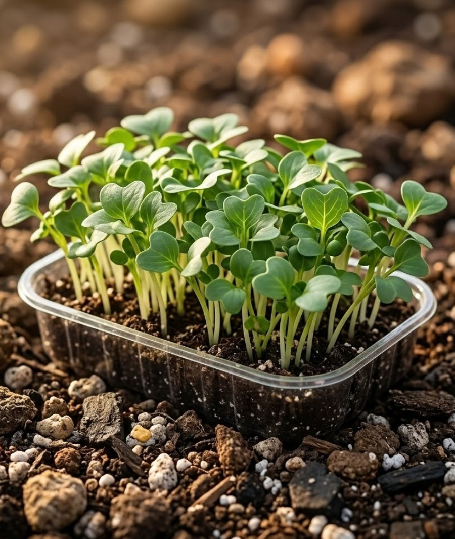 Organic Mustard Microgreens | Spicy & Nutrient-Dense | ERB