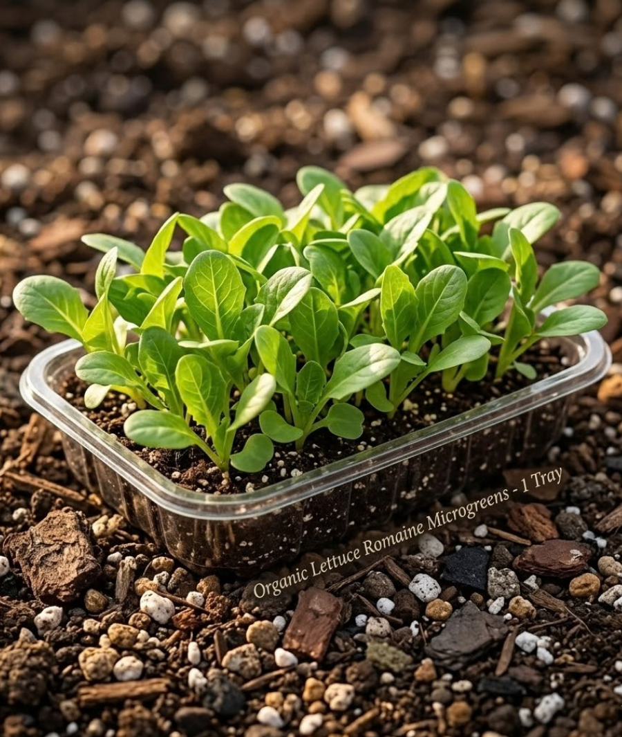 Organic Romaine Lettuce Microgreens | Fresh & Sweet | ERB