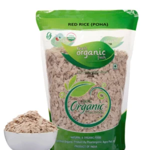 Organic Red Rice Poha: 500g Iron-Rich Breakfast | ERB