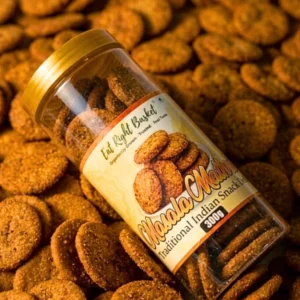 Organic Masala Mathri (300g): Spicy Whole Wheat & Methi Snack | ERB