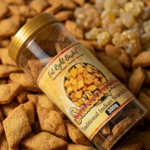 Shakkarpara (300g): Sweet Raw Sugar & Cardamom Snack | ERB