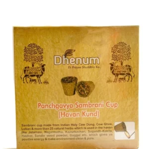 Panchgavya Sambrani Cups | Traditional Havan Kund Cups | ERB