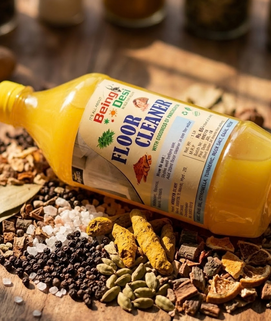 Panchgavya Surface Cleaner | Natural Disinfectant with Neem & Citronella | ERB