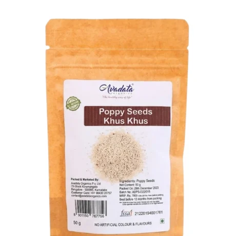 Organic Poppy Seeds | Premium Khus Khus (Posta Dana) | ERB
