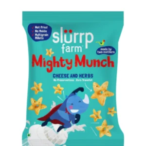 Mighty Puff Cheese & Herbs | Baked Ragi & Jowar Snacks | ERB