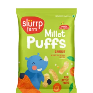 Melty Carrot Teething Puffs | Baby-Safe Jowar Snack | ERB