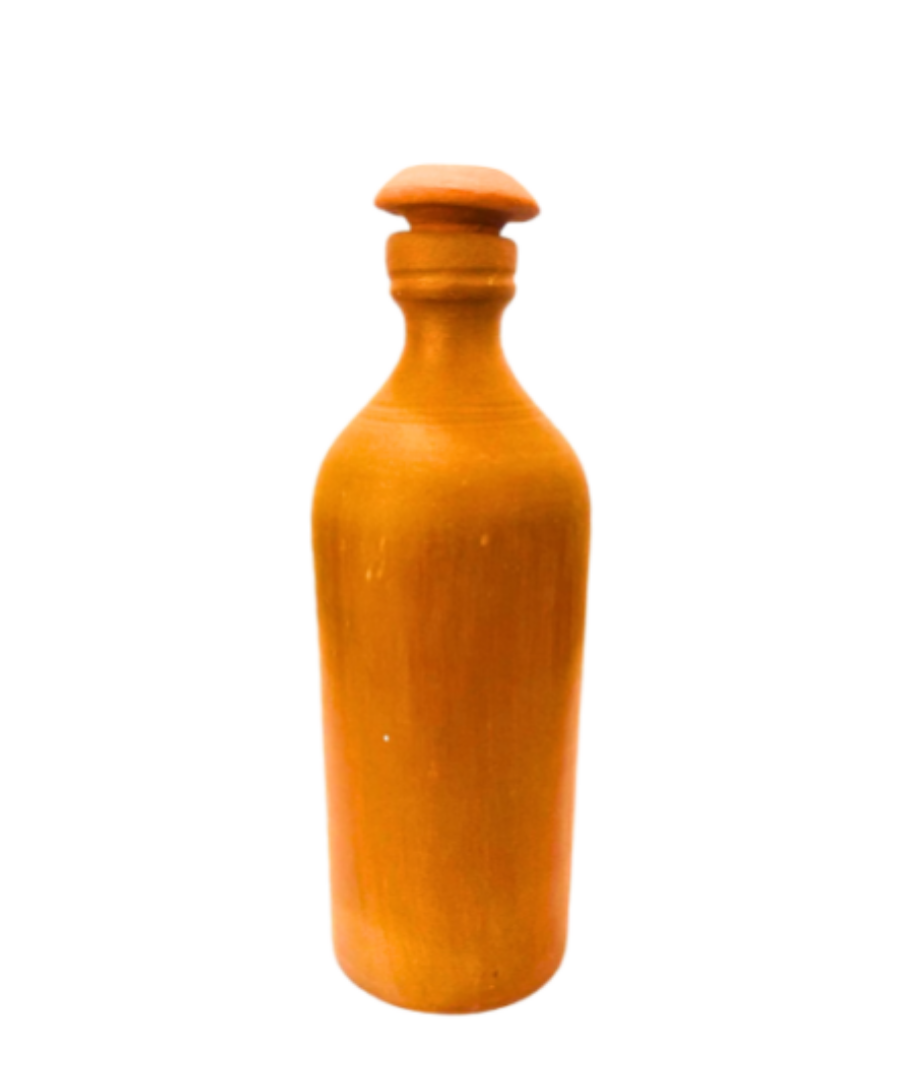 Small Bottle - Handcrafted Clay