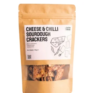 Sourdough Cheese & Chilli Crackers | Gut-Friendly Spicy Snack | ERB