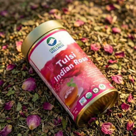 Tulsi Indian Rose Tea (100g) | Organic Beverages Delivery Delhi Noida | ERB
