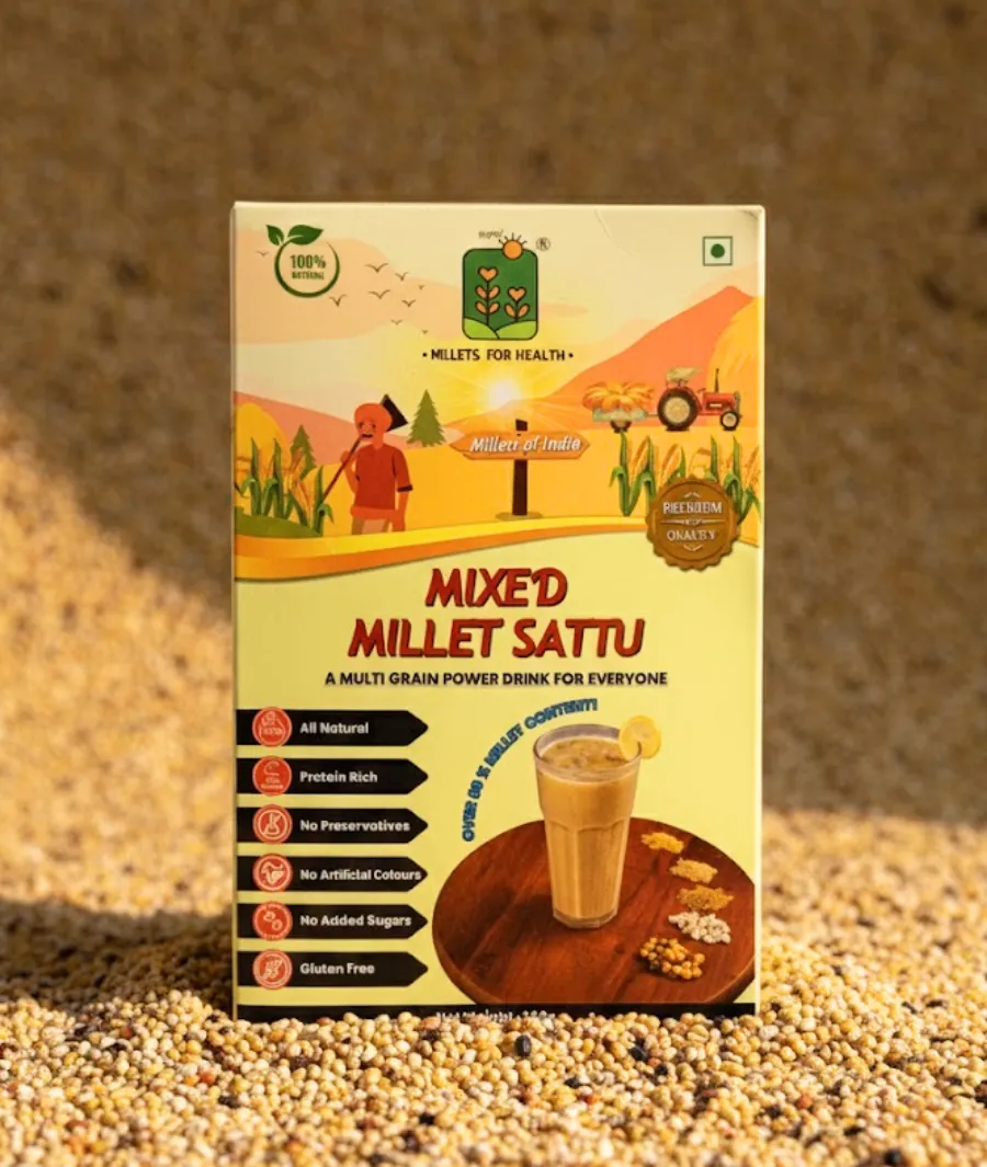 Mix Millet Sattu (350gm) - High Protein