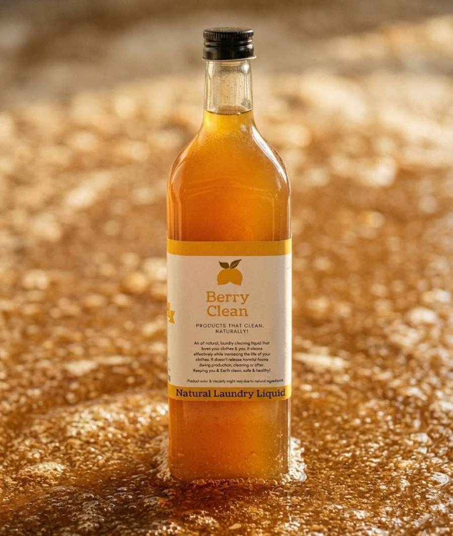 Naturally Made Laundry Cleaning Liquid | Berry Clean (1L) | ERB