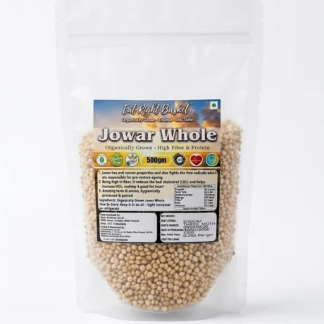 Best Naturally Grown Whole Jowar [Unpolished] | Iron-Rich | ERB