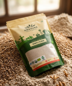 Organic Khapli Wheat Flour | Emmer Atta | Eat Right Basket