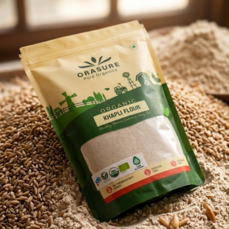 Organic Khapli Wheat Flour | Emmer Atta | Eat Right Basket