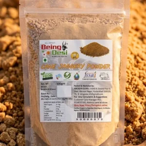 Organic Cane Jaggery Powder (500g) | Best Natural Sugar Substitute | ERB